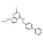 9H-PURIN-6-AMINE, N-([1,1'-BIPHENYL]-4-YLMETHYL)-2-CHLORO-9-PROPYL-