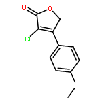 2(5H)-FURANONE, 3-CHLORO-4-(4-METHOXYPHENYL)-