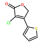 2(5H)-Furanone, 3-chloro-4-(2-thienyl)-