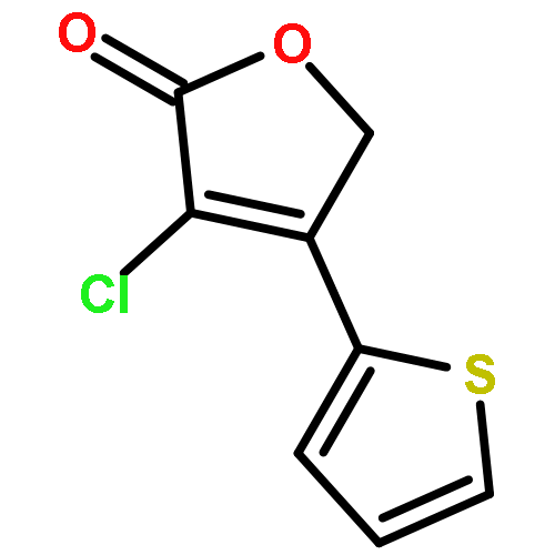 2(5H)-Furanone, 3-chloro-4-(2-thienyl)-