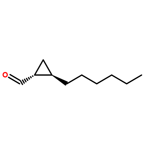 Cyclopropanecarboxaldehyde, 2-hexyl-, (1R,2R)-