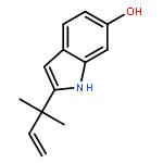 2-(1,1-dimethyl-2-propen-1-yl)-1H-Indol-6-ol