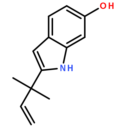 2-(1,1-dimethyl-2-propen-1-yl)-1H-Indol-6-ol