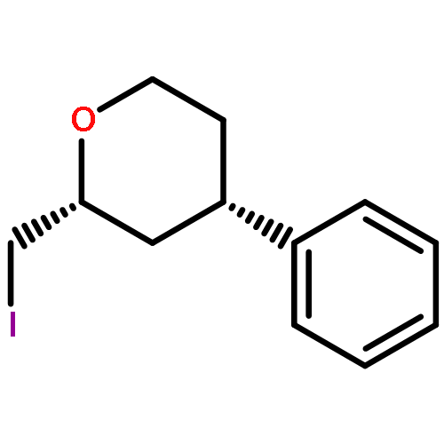 2H-PYRAN, TETRAHYDRO-2-(IODOMETHYL)-4-PHENYL-, (2R,4S)-