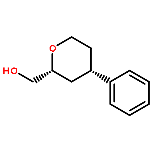 2H-PYRAN-2-METHANOL, TETRAHYDRO-4-PHENYL-, (2R,4S)-