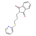 1H-ISOINDOLE-1,3(2H)-DIONE, 2-[3-(2-PYRIDINYLTHIO)PROPYL]-