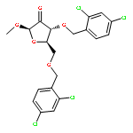 1-O-Methyl-3,5-bis-O-[(2,4-dichlorophenyl)methyl]-alpha-D-erthro-pentofuranoside-2-ulose