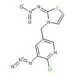 2(3H)-THIAZOLIMINE, 3-[(5-AZIDO-6-CHLORO-3-PYRIDINYL)METHYL]-N-NITRO-