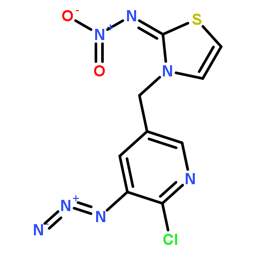 2(3H)-THIAZOLIMINE, 3-[(5-AZIDO-6-CHLORO-3-PYRIDINYL)METHYL]-N-NITRO-