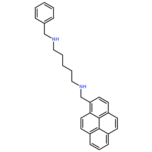 1,5-PENTANEDIAMINE, N-(PHENYLMETHYL)-N'-(1-PYRENYLMETHYL)-