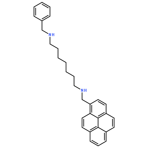 1,7-Heptanediamine, N-(phenylmethyl)-N'-(1-pyrenylmethyl)-