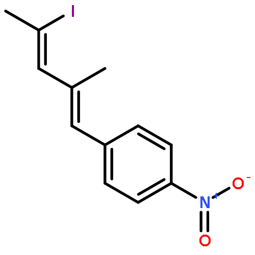 Benzene, 1-[(1E,3Z)-4-iodo-2-methyl-1,3-pentadienyl]-4-nitro-