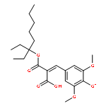 Propanedioic acid,2-[(4-hydroxy-3,5-dimethoxyphenyl)methylene]-, 1,3-bis(2-ethylhexyl) ester