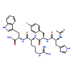 L-Tryptophanamide, N-acetyl-L-histidyl-4-iodo-D-phenylalanyl-L-arginyl-