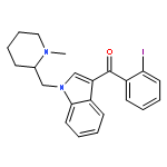 (R)-(2-iodophenyl)(1-((1-methylpiperidin-2-yl)methyl)-1H-indol-3-yl)methanone
