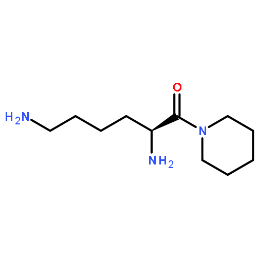 Piperidine, 1-[(2S)-2,6-diamino-1-oxohexyl]-