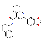 2-(1,3-benzodioxol-5-yl)-N-(1-naphthyl)-4-quinolinecarboxamide