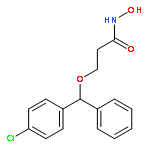 Propanamide, 3-[(4-chlorophenyl)phenylmethoxy]-N-hydroxy-