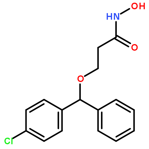 Propanamide, 3-[(4-chlorophenyl)phenylmethoxy]-N-hydroxy-