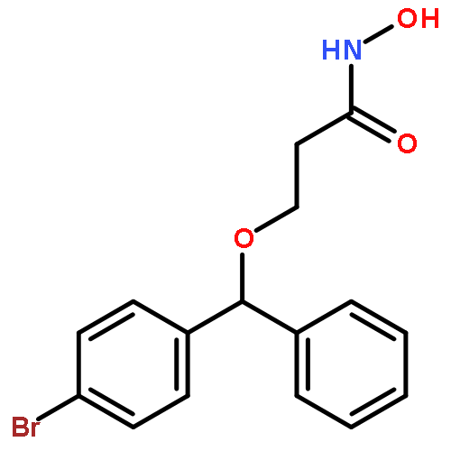 PROPANAMIDE, 3-[(4-BROMOPHENYL)PHENYLMETHOXY]-N-HYDROXY-