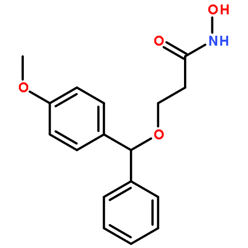 Propanamide, N-hydroxy-3-[(4-methoxyphenyl)phenylmethoxy]-