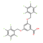 BENZOIC ACID, 3,5-BIS[(PENTAFLUOROPHENYL)METHOXY]-