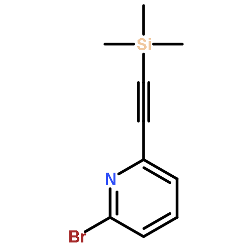 PYRIDINE, 2-BROMO-6-[(TRIMETHYLSILYL)ETHYNYL]-