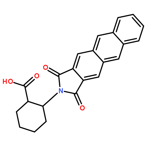 Cyclohexanecarboxylicacid, 2-(1,3-dihydro-1,3-dioxo-2H-naphth[2,3-f]isoindol-2-yl)-, (1R,2R)-