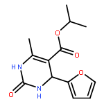 5-Pyrimidinecarboxylicacid, 4-(2-furanyl)-1,2,3,4-tetrahydro-6-methyl-2-oxo-, 1-methylethyl ester