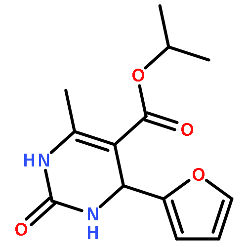 5-Pyrimidinecarboxylicacid, 4-(2-furanyl)-1,2,3,4-tetrahydro-6-methyl-2-oxo-, 1-methylethyl ester