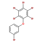 Benzene, pentabromo(3-bromophenoxy)-