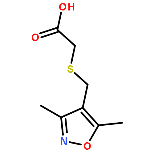 2-[(3,5-dimethyl-1,2-oxazol-4-yl)methylsulfanyl]acetic Acid