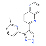 2-(3-(6-methylpyridin-2-yl)-1H-pyrazol-4-yl)-1,5-naphthyridine