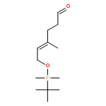 4-HEXENAL, 6-[[(1,1-DIMETHYLETHYL)DIMETHYLSILYL]OXY]-4-METHYL-, (4E)-