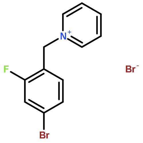 Pyridinium, 1-[(4-bromo-2-fluorophenyl)methyl]-, bromide