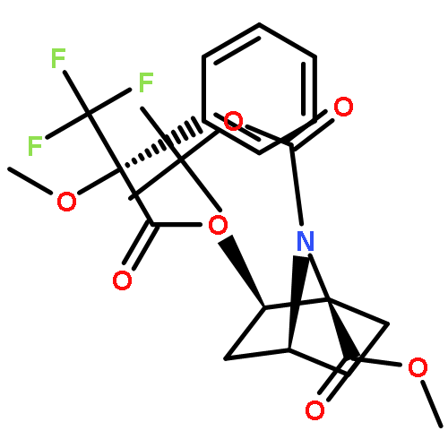 7-(tert-butyl) 1-methyl (1R,2R,4S)-2-(((R)-3,3,3-trifluoro-2-methoxy-2-phenylpropanoyl)oxy)-7-azabicyclo[2.2.1]heptane-1,7-dicarboxylate