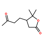 5,5-dimethyl-4-(3-oxobutyl)oxolan-2-one