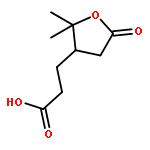 3-FURANPROPANOIC ACID, TETRAHYDRO-2,2-DIMETHYL-5-OXO-