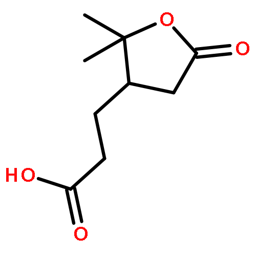 3-FURANPROPANOIC ACID, TETRAHYDRO-2,2-DIMETHYL-5-OXO-