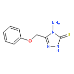 4-amino-5-(phenoxymethyl)-2,4-dihydro-3H-1,2,4-triazole-3-thione