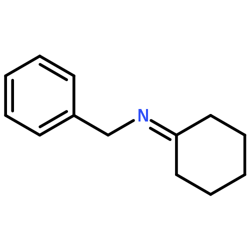 Benzenemethanamine, N-cyclohexylidene-