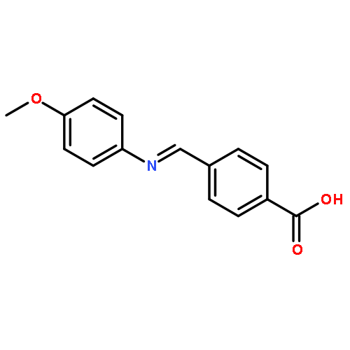 4-[(4-METHOXYPHENYL)IMINOMETHYL]BENZOIC ACID