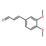 (e)-3-(3,4-dimethoxyphenyl)prop-2-enal