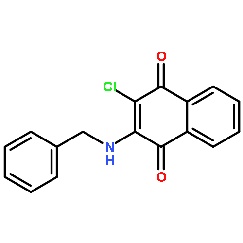 2-(benzylamino)-3-chloronaphthalene-1,4-dione