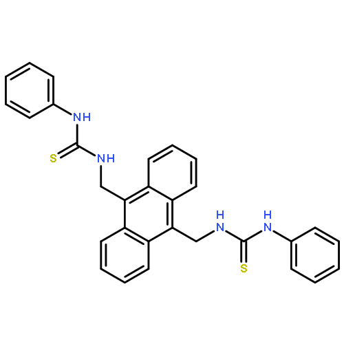 THIOUREA, N,N''-[9,10-ANTHRACENEDIYLBIS(METHYLENE)]BIS[N'-PHENYL-