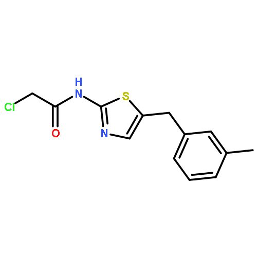 2-chloro-N-[5-(3-methylbenzyl)-1,3-thiazol-2-yl]acetamide