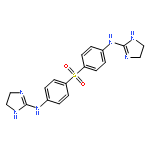 1H-Imidazol-2-amine, N,N'-(sulfonyldi-4,1-phenylene)bis[4,5-dihydro-