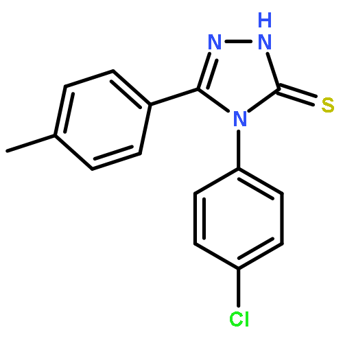 4-(4-chlorophenyl)-5-(4-methylphenyl)-4H-1,2,4-triazole-3-thiol