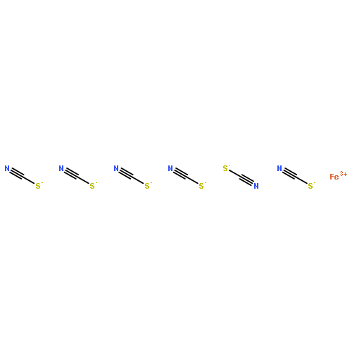 Ferrate(3-),hexakis(thiocyanato-kN)-, (OC-6-11)-