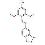 PHENOL, 4-(1H-BENZOTRIAZOL-5-YLAZO)-3,5-DIMETHOXY-